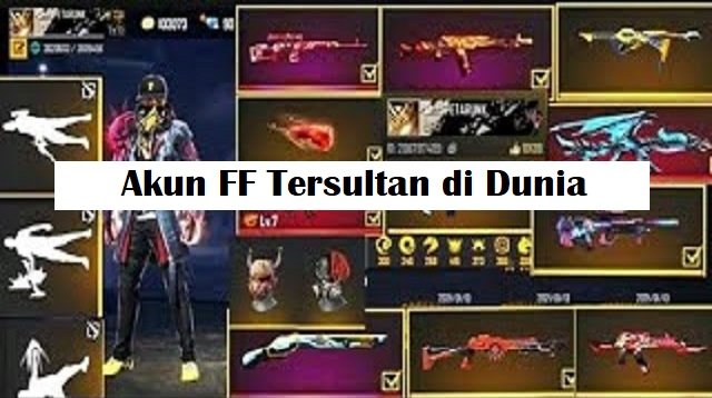 38 Akun FF Tersultan di Dunia yang Saat Ini Sudah Tidak Terpakai, Buruan Ambil!