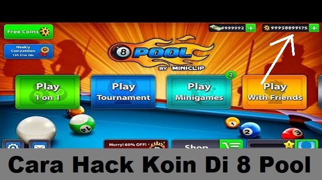 Cara Hack Koin di 8 Pool