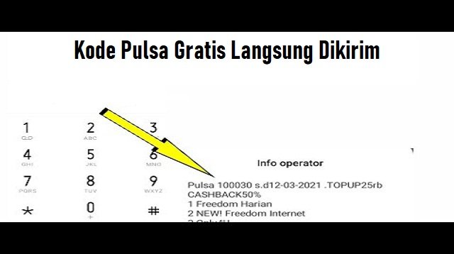 Kode Pulsa Gratis Langsung Dikirim