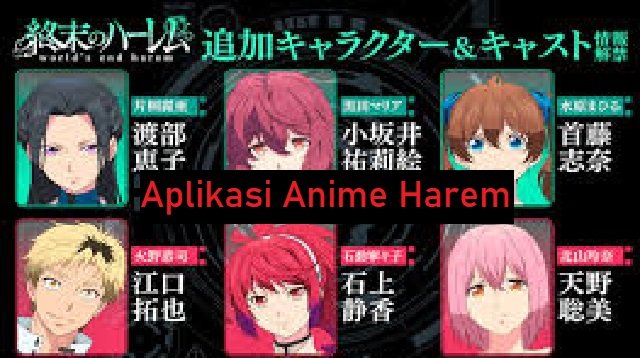 4 Aplikasi Anime Harem Paling Populer