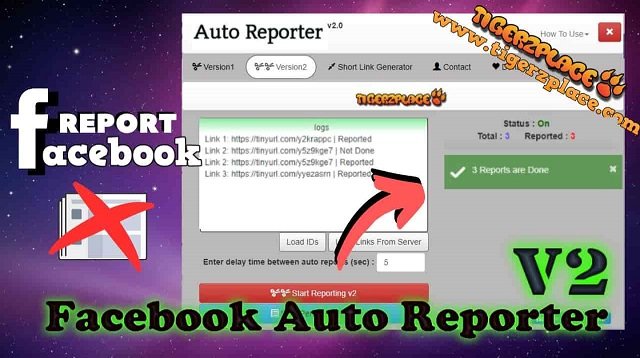 Cara Menggunakan Auto Report Facebook