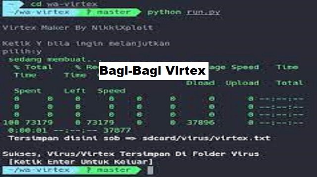 Bagi-Bagi 30 Virtex WhatsApp Terbaru