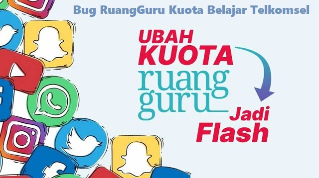 Bug RuangGuru Kuota Belajar Telkomsel