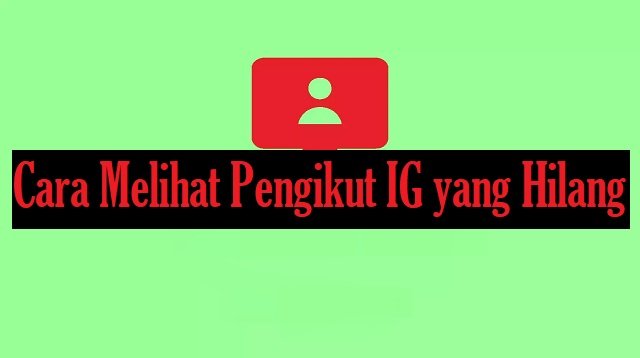 2 Cara Melihat Pengikut IG yang Hilang