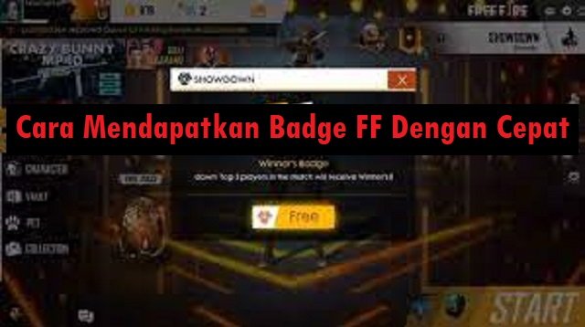 Cara Mendapatkan Badge FF Dengan Cepat