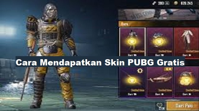 2 Cara Mendapatkan Skin PUBG Gratis