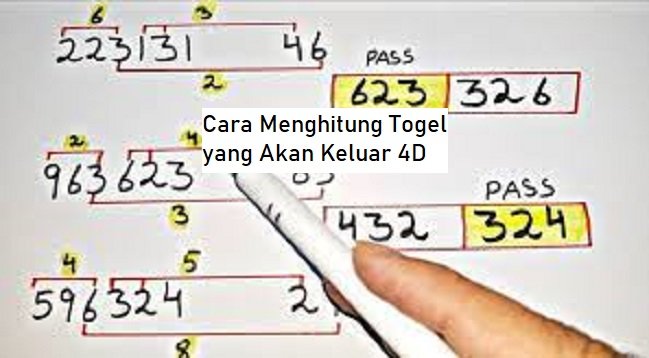 Cara Menghitung Togel yang Akan Keluar 4D