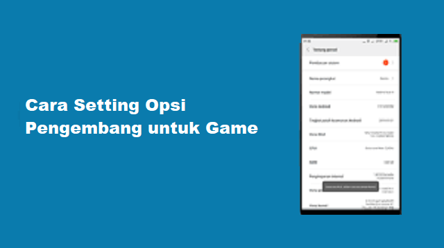 Cara Setting Opsi Pengembang untuk Game