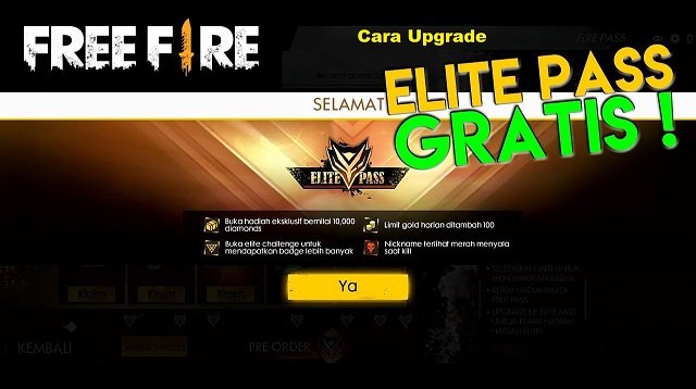 Cara Upgrade Elite Pass FF Gratis