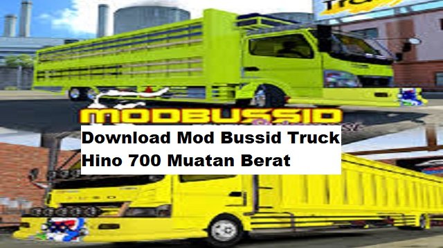 Link Download Mod Bussid Truck Hino 700 Muatan Berat