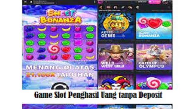 5 Game Slot Penghasil Uang tanpa Deposit