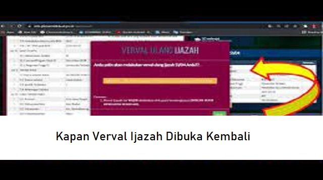Kapan Verval Ijazah Dibuka Kembali?