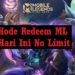 10 Kode Redeem ML Hari Ini No Limit, Klaim Segera 7 4 Aplikasi Hack ML Paling Populer dan Ampuh