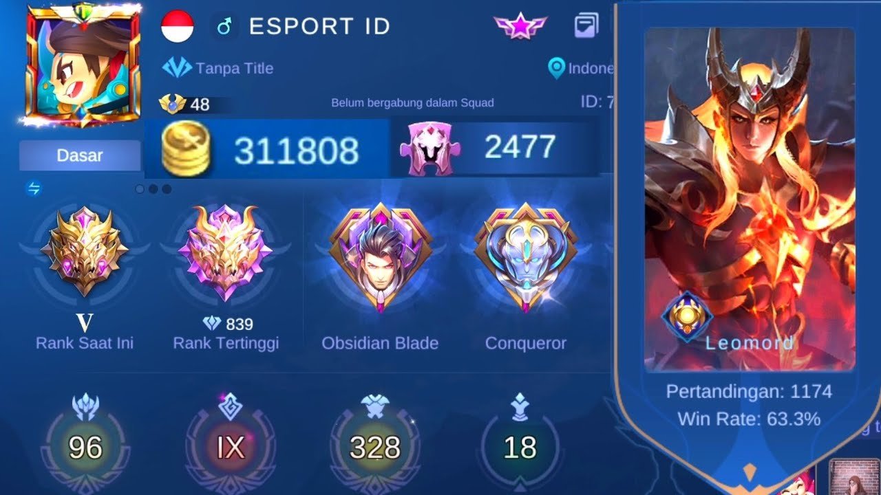 60 Akun ML Sultan Gratis 2026, Buruan Ambil