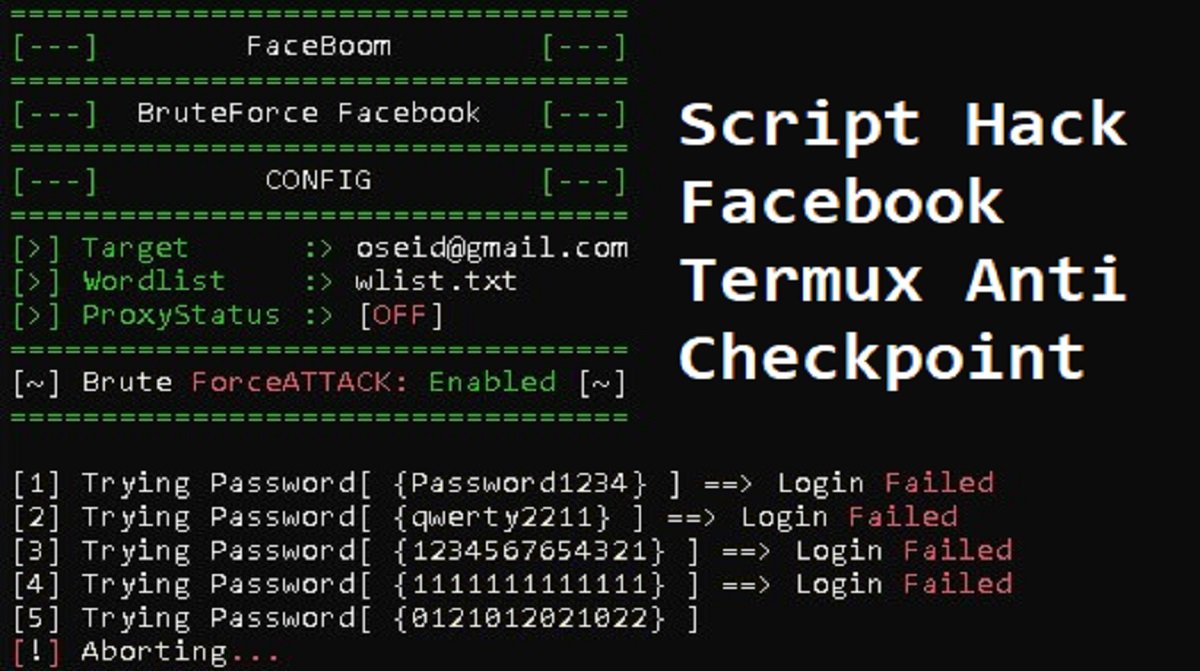 Script Hack Facebook Termux Anti Checkpoint