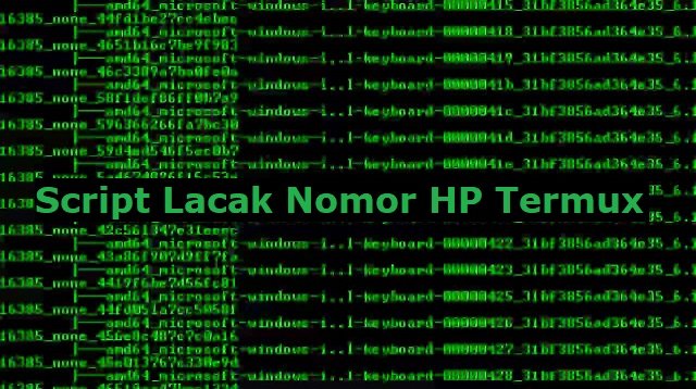 Script Lacak Nomor HP Termux