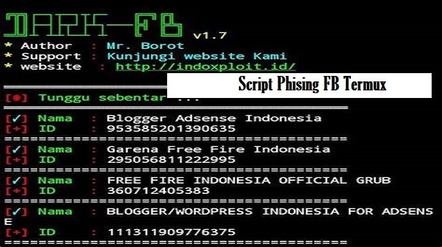 8 Script Phising FB Termux Terbaru yang Ampuh