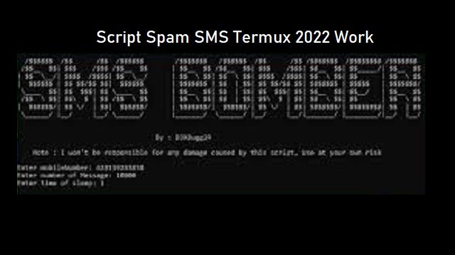 Script Spam SMS Termux Work