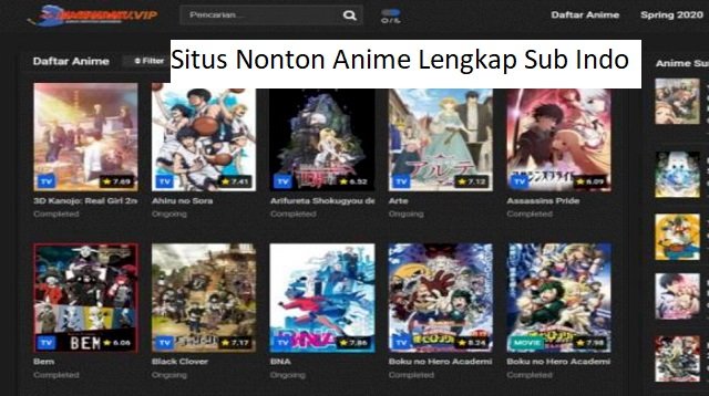 5 Situs Nonton Anime Lengkap Sub Indo Gratis