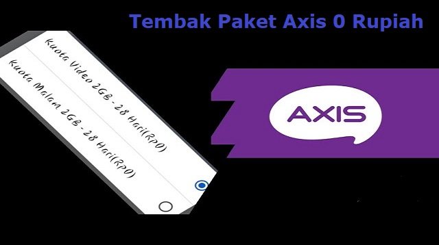 Tembak Paket Axis 0 Rupiah