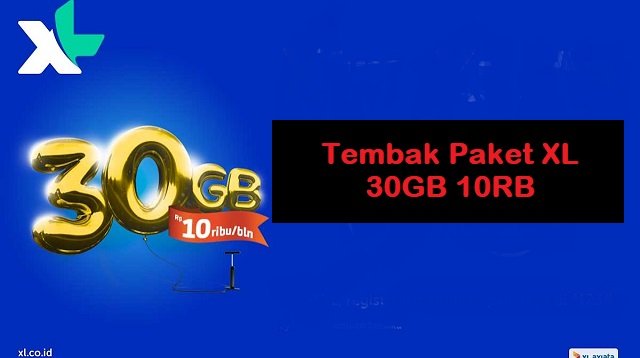 Tembak Paket XL 30GB 10RB