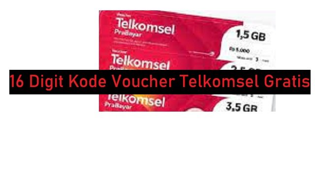 16 Digit Kode Voucher Telkomsel Gratis 2026