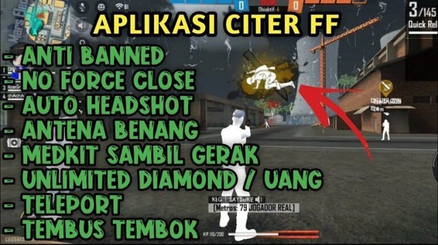 5 Aplikasi Citer FF Asli Auto Headshot