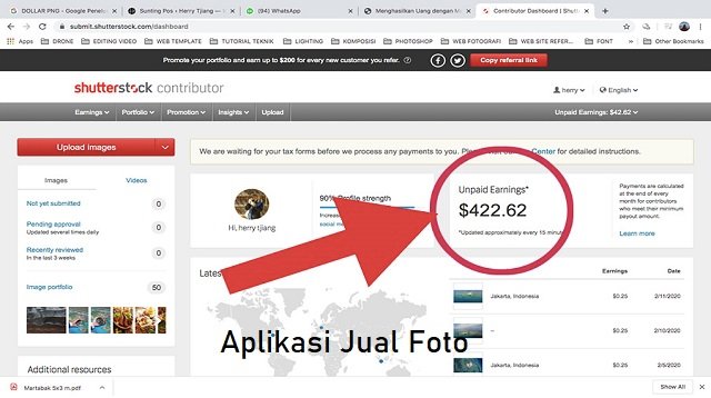 5 Aplikasi Jual Foto Paling Populer Untuk Menghasilkan Uang
