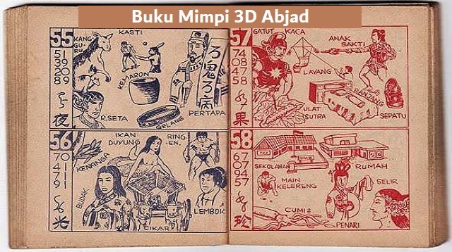 Buku Mimpi 3D Abjad