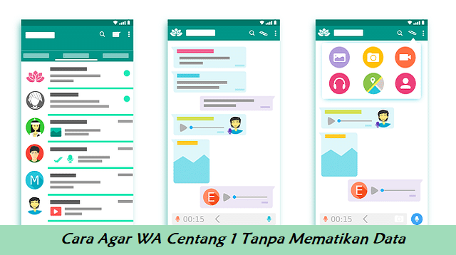 Cara Agar WA Centang 1 Tanpa Mematikan Data