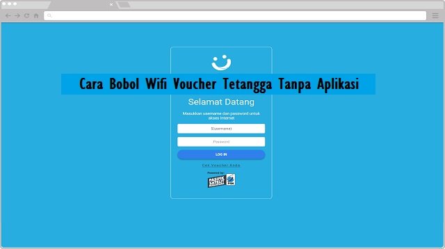 Cara Bobol Wifi Voucher Tetangga Tanpa Aplikasi di HP dan Laptop/PC