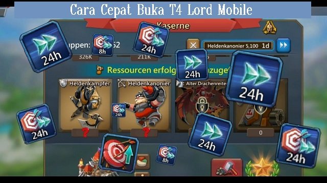 Cara Cepat Buka T4 Lord Mobile