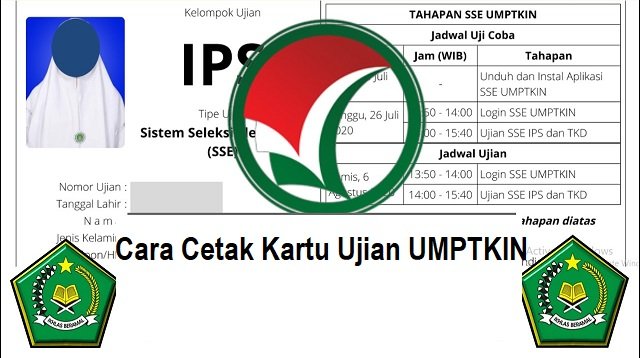 Cara Cetak Kartu Ujian UMPTKIN 2026