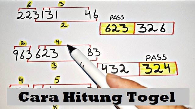 Cara Hitung Togel 2D, 3D dan 4D