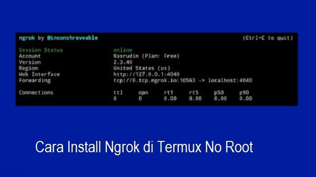 Cara Install Ngrok di Termux No Root