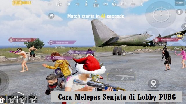 Cara Melepas Senjata di Lobby PUBG