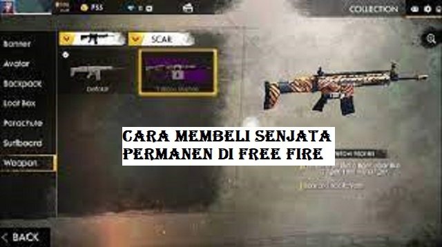 Cara Membeli Senjata Permanen di Free Fire