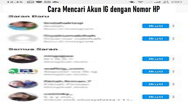 Cara Mencari Akun IG dengan Nomor HP (Panduan Lengkap)
