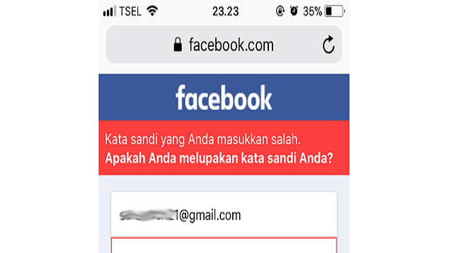 Cara Mengatasi Lupa Kata Sandi FB