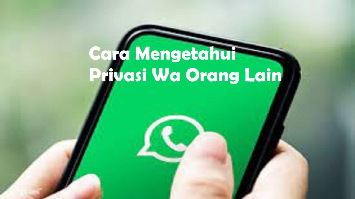 Cara Mengetahui Privasi WA Orang Lain (Terbukti Ampuh)