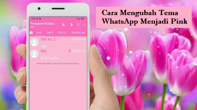 Cara Mengubah Tema WhatsApp Menjadi Pink