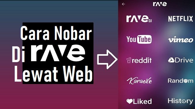 Cara Nobar di Rave Lewat Web