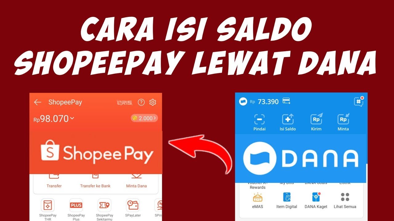 Cara Top Up ShopeePay Lewat DANA