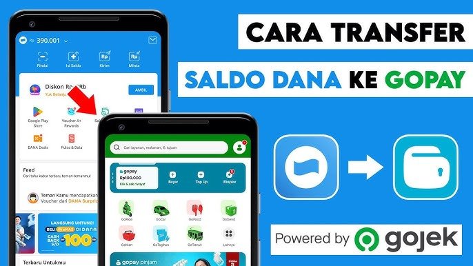Cara Transfer DANA ke GoPay, Cepat dan Praktis
