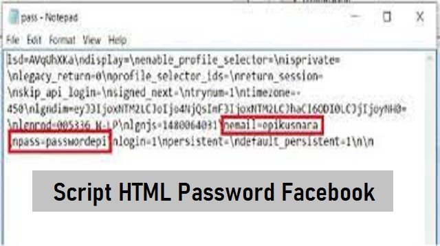 Download Script HTML Password Facebook
