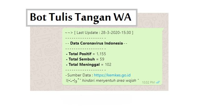 Cara Menggunakan Bot Nulis WA, Mudah dan Praktis