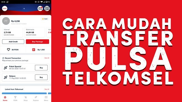 2 Cara Bagi Pulsa Telkomsel, Mudah dan Cepat