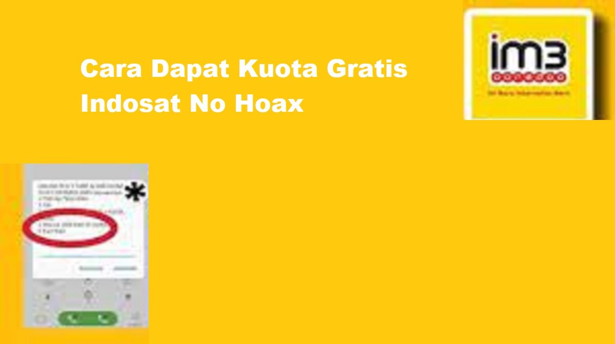 3 Cara Dapat Kuota Gratis Indosat No Hoax