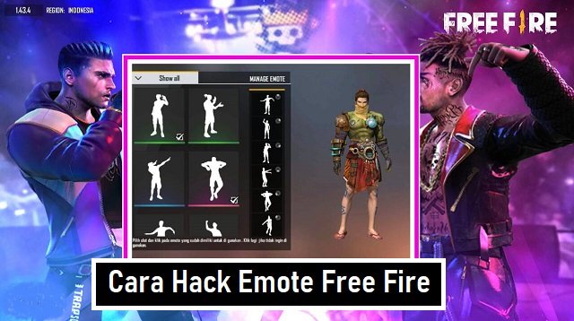 Cara Hack Emote Free Fire, Mudah dan Praktis