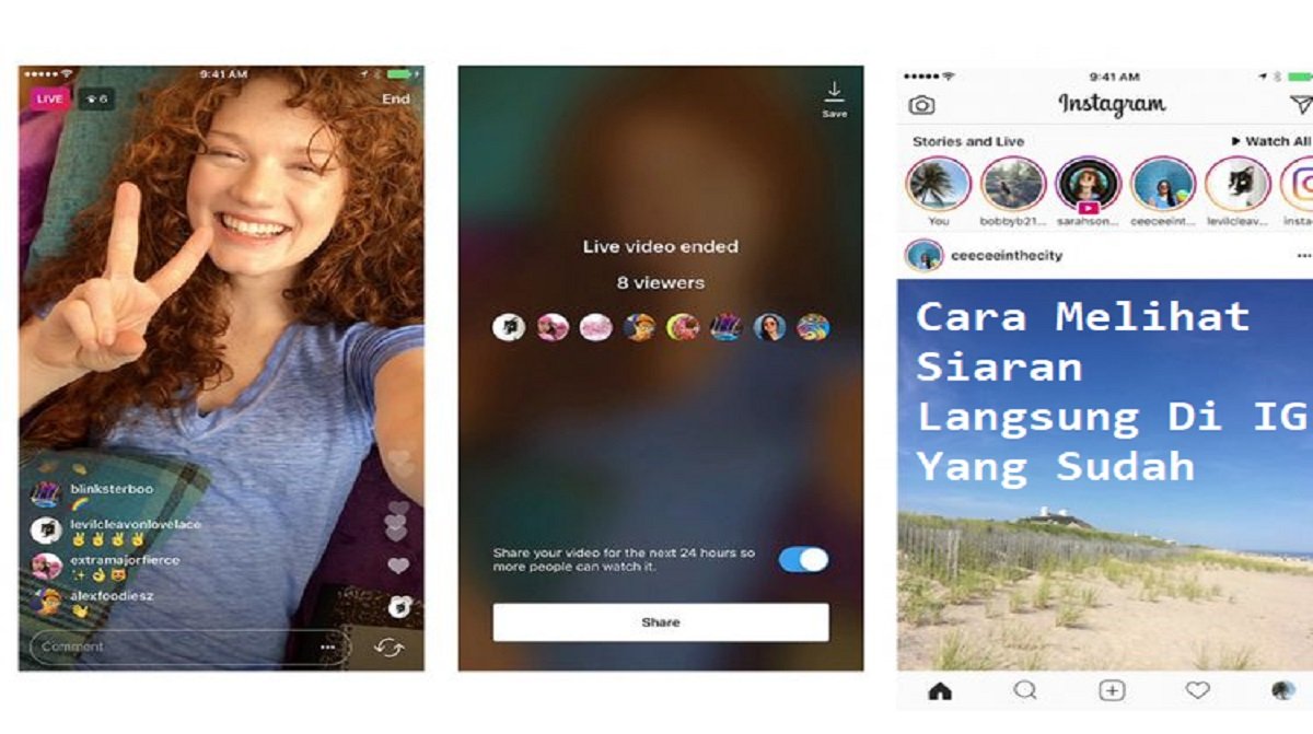 Cara Melihat Siaran Langsung di IG yang Sudah Berakhir